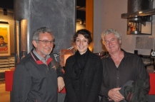 Antonio Urano e Jaime Boix, membri della Giuria Ufficiale, con Chiara Azzalin